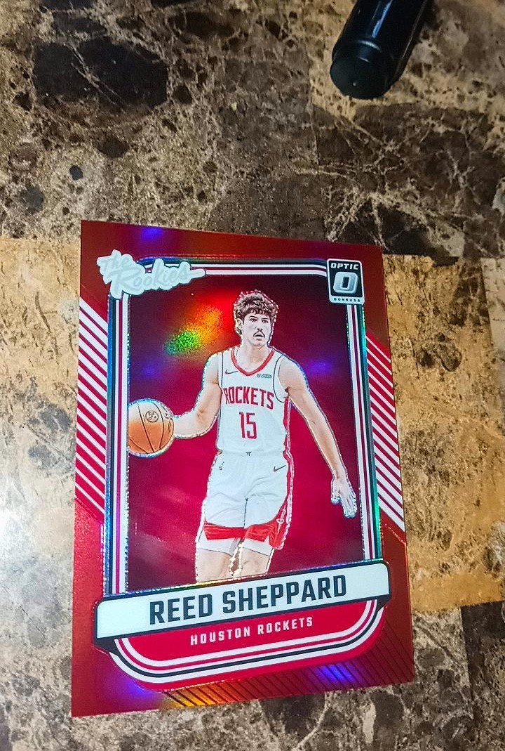 2024-25 Donruss Optic The Rookies Reed Sheppard #3 Red Prizm /99 Grade It 🔥mint