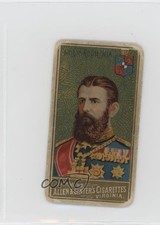 1889 Allen & Ginter World s Sovereigns Tobacco N34 King of Roumania 0d08