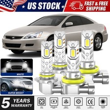 For Honda Accord 1999-2007 4x Combo 9005 9006 Led Headlight Bulbs Hilo Beam For Honda Accord 1999-2007 4x Combo 9005 9006 Led Headlight Bulbs Hilo Beam