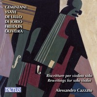 Audio Cd - Alessandro Cazzato - Riscritture Per Violino Solo - Tactus -D- Neu