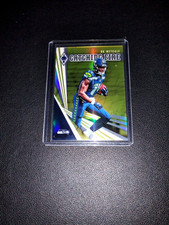 DK Metcalf RC 2019 Panini Phoenix Catching Fire Rookie Holo # /75 Seahawks