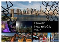 "Calendar 2027 · US Version · Fernweh New York City (Wall Calendar 2027 17\" × 12\""