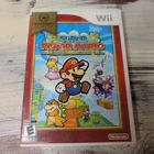 Super Paper Mario Nintendo Selects Edition (Nintendo Wii, 2007) CIB Case Damaged
