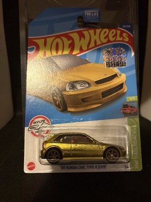 Hot Wheels Factory Sealed 2022 Super Treasure Hunt '99 Honda Civic Type R (EK9)