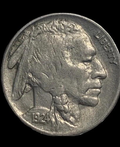 1924-P Buffalo Nickel 5c Extremely Fine With Questionable Errors. You Decide