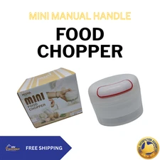 Mini Manual Food Chopper Garlic Onion Vegetable Cutter Hand Pull Kitchen Tool