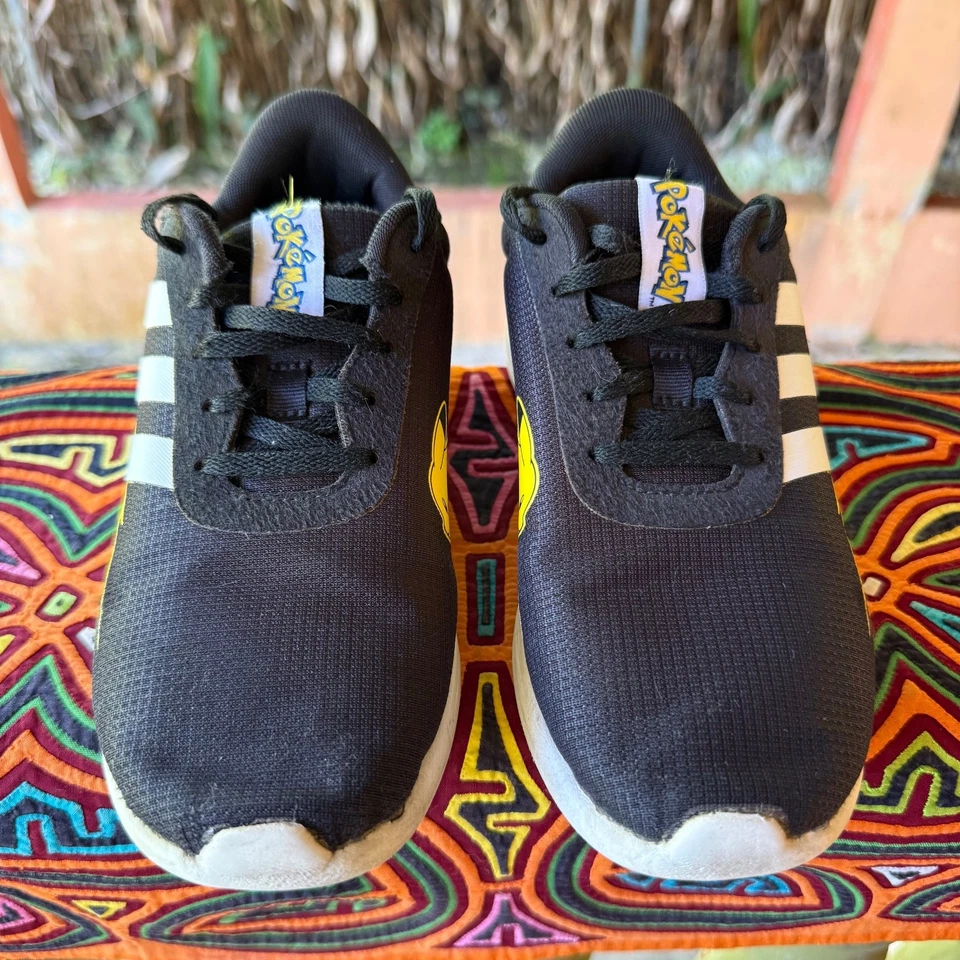 Adidas Pokemon Pikachu Kids Unisex Sneakers Size 3.5Y FW2545 - Image 3 of 4