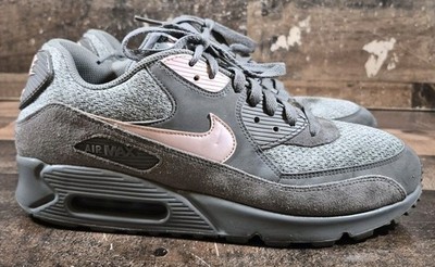 Nike Air Max 90 Essential Gray Dust Arctic Pink Mens 11 Sneakers 537384-093