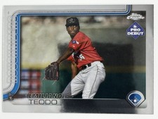 Emiliano Teodo Frisco RoughRiders 2025 Topps Pro Debut Chrome #PDC-95