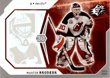 2003-04 SPx #57 Martin Brodeur New Jersey Devils