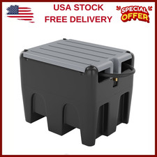 ⭐48gallon Portable Diesel&gasoline Fuel Tank W/12v Electric Transfer Pump,tracto