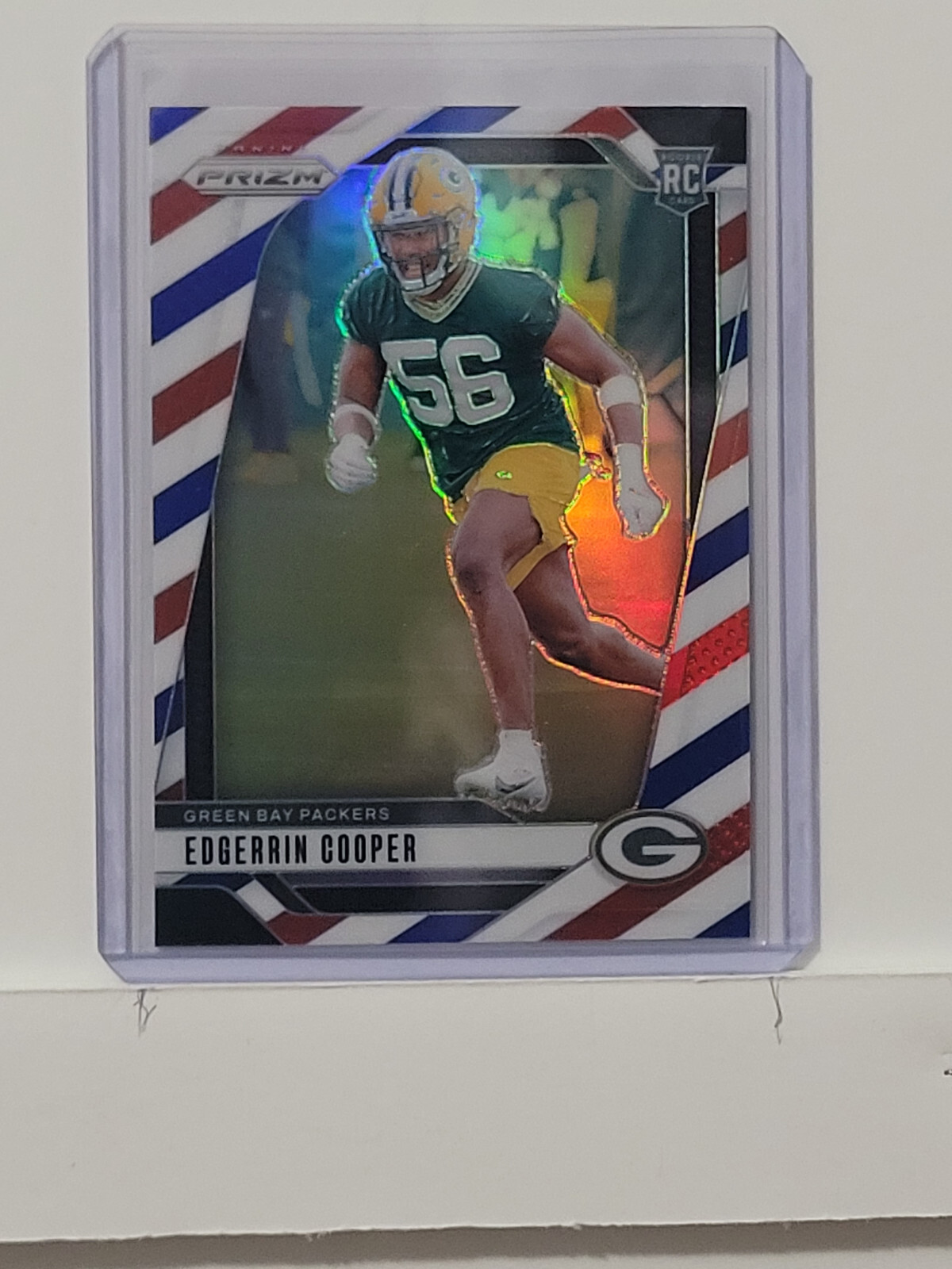 2024 PANINI PRIZM RED, WHITE & BLUE PRIZM #331 EDGERRIN COOPER RC