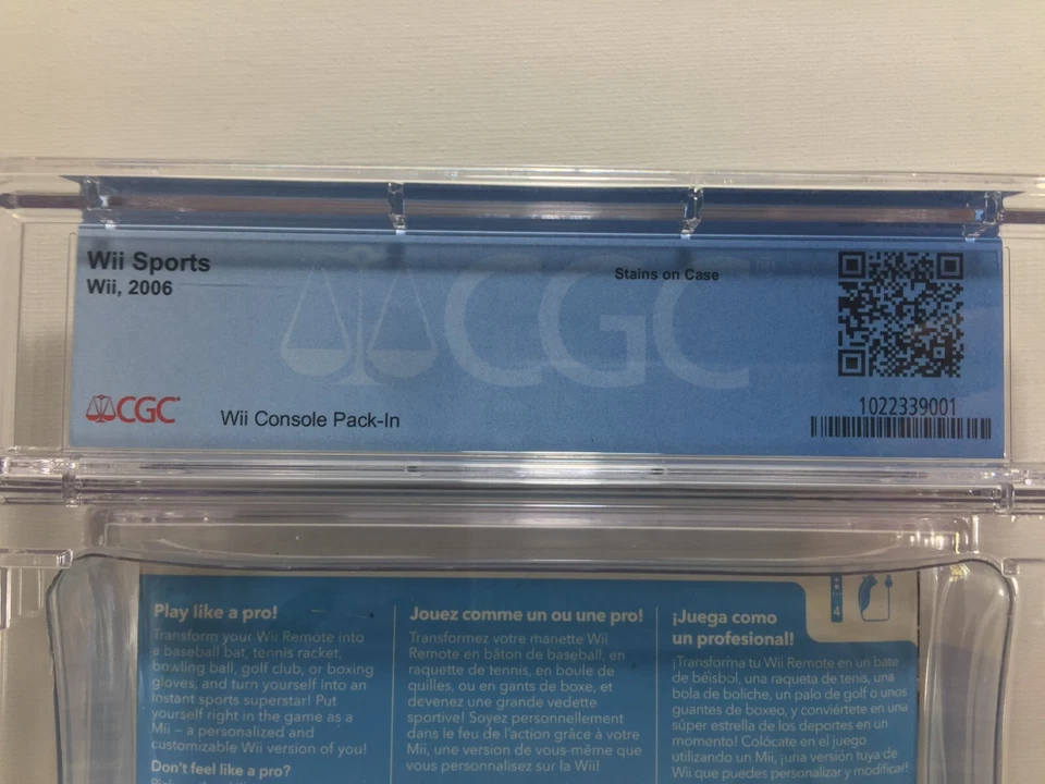 CGC - Wii Sports Nintendo Wii 2006 Factory Sealed Brand New A+ SEAL Graded 7.5 - Image 4 of 4
