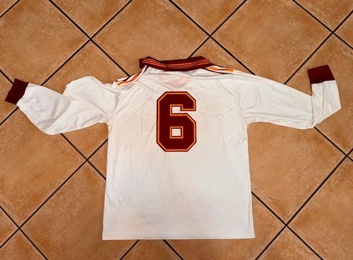 Maglia As Roma Barilla Adidas Vintage Asr Football Match Worn Num. 6 Rarissima - Foto 19 di 19