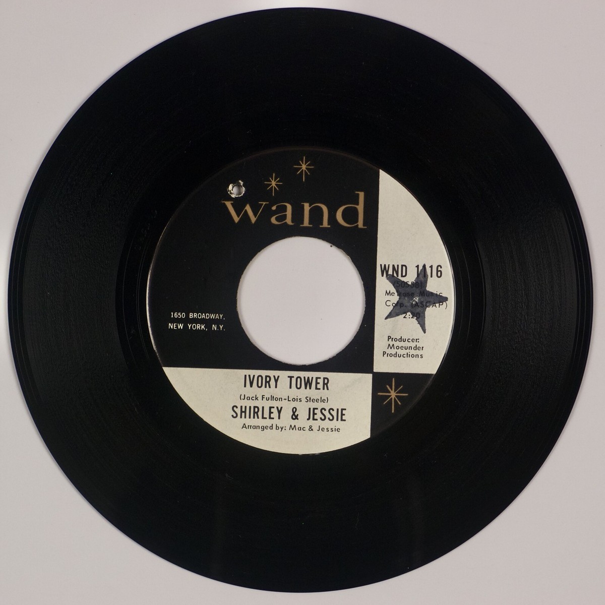 米7” Shirley &amp;amp; Jessie Ivory Tower / You Cant Fight Love WND1116 Wand /00080 Shirley & Jessie – Ivory Tower / You Can't Fight Love