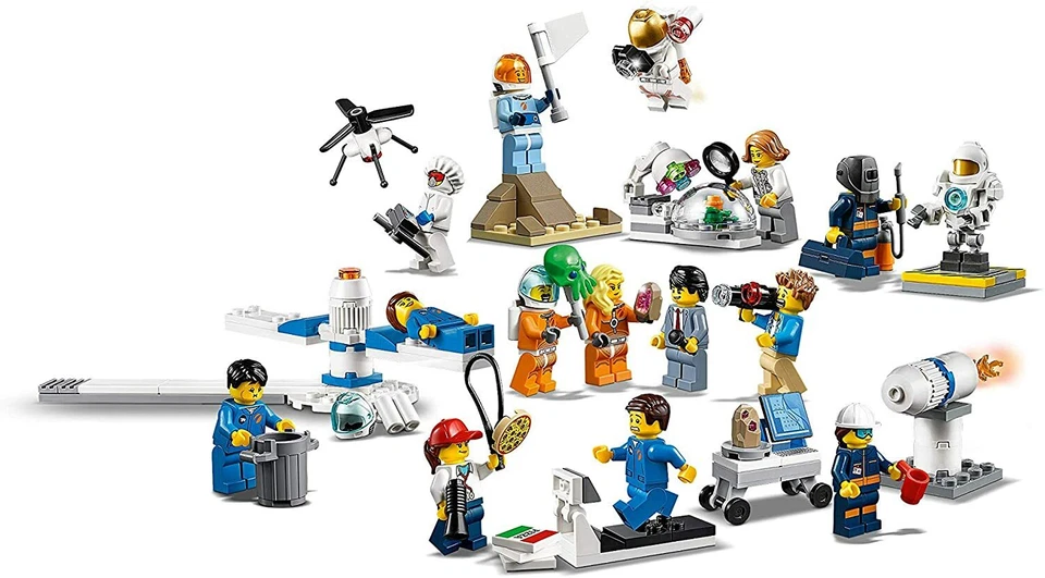 Lego City Town 60230 PEOPLE PACK - SPACE RESEARCH AND DEVELOPMENT Astronauts NEW - Image 4 of 4