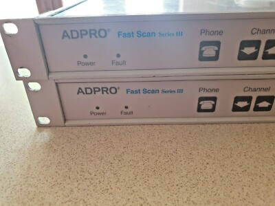 RESTPOSTEN STCK 2 GEBRAUCHT Adpro Fastscan Serie III FS3-TCVR-CAP-PAL Teilenr. 200144.10