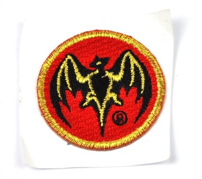 Bacardi Rum USA Fledermaus Bat Bügelflicken Aufnäher Patch Stoff Aufkleber klein