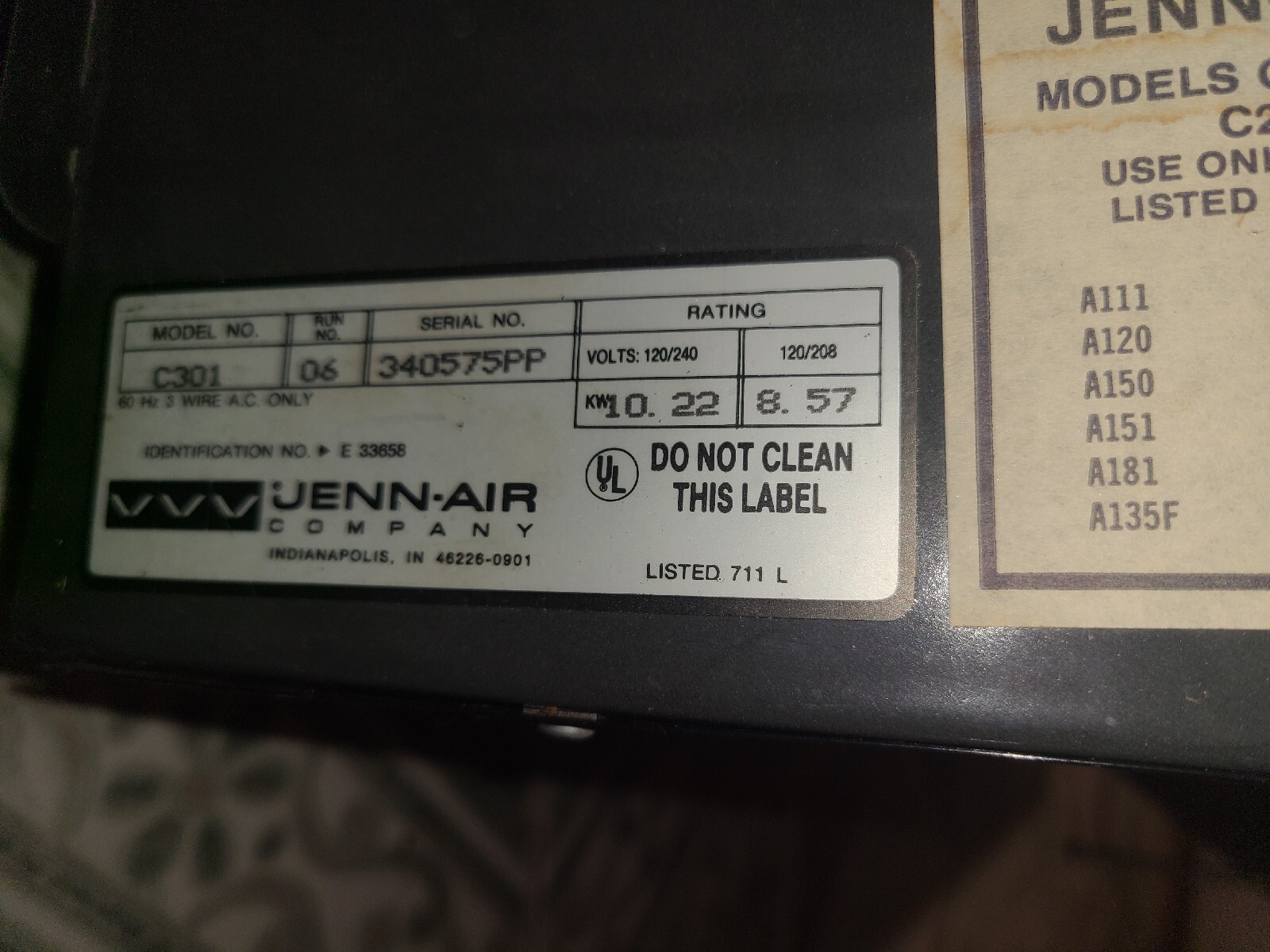 Jenn Air 48in c301 Stainless Steel downdraft 3 bay cooktop with Grill Working!! eBay