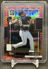 2022 Donruss Optic JAVIER BAEZ Photon Case Hit SSP! - Detroit Tigers