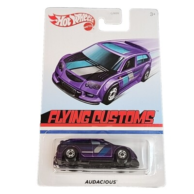#ad 2020 Hot Wheels Target Retro Flying Customs AUDACIOUS Purple w Chrome Hot One Sp $5.99