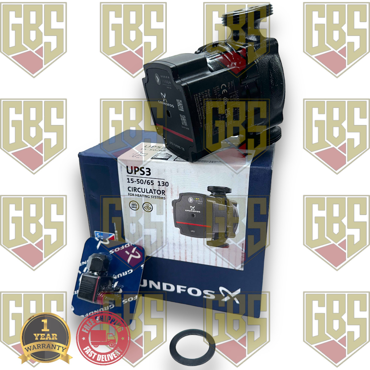 Grundfos UPS3 15-50/65 130 PUMP 99199622 Brand New 1 Year Warranty | eBay