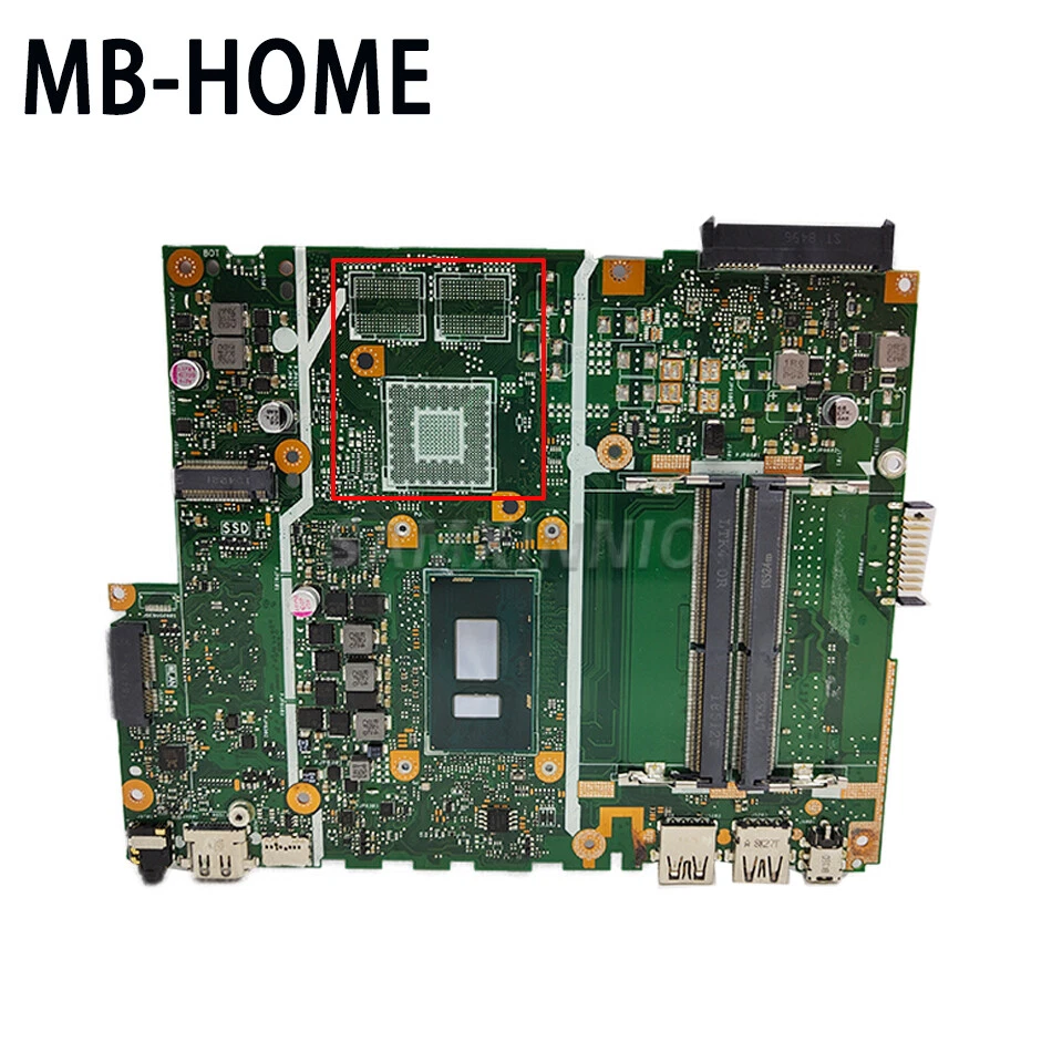 X507UB X507UA Mainboard I3 I5 I7 CPU For Asus X507U X507UB X507URA Motherboard