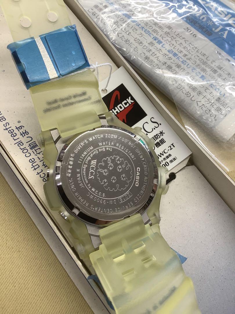 カシオG-SHOCK W.C.C.S. FROGMAN DW-9900WC-2T CASIO G-SHOCK DW-9900WC-9T FROGMAN WCCS White Skeleton Gold
