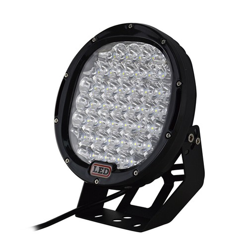 2X 9''in 225W LED Work Light Round Driving Lamp Motor SUV 4WD Black for Jeep EU - Foto 5 di 8