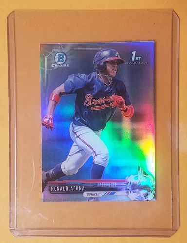 2017 Bowman Chrome Mini Ronald Acuna Jr. Refractor