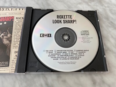 Roxette Look Sharp CD EARLY PRESS! EMI D 101106 Per Gessle NO