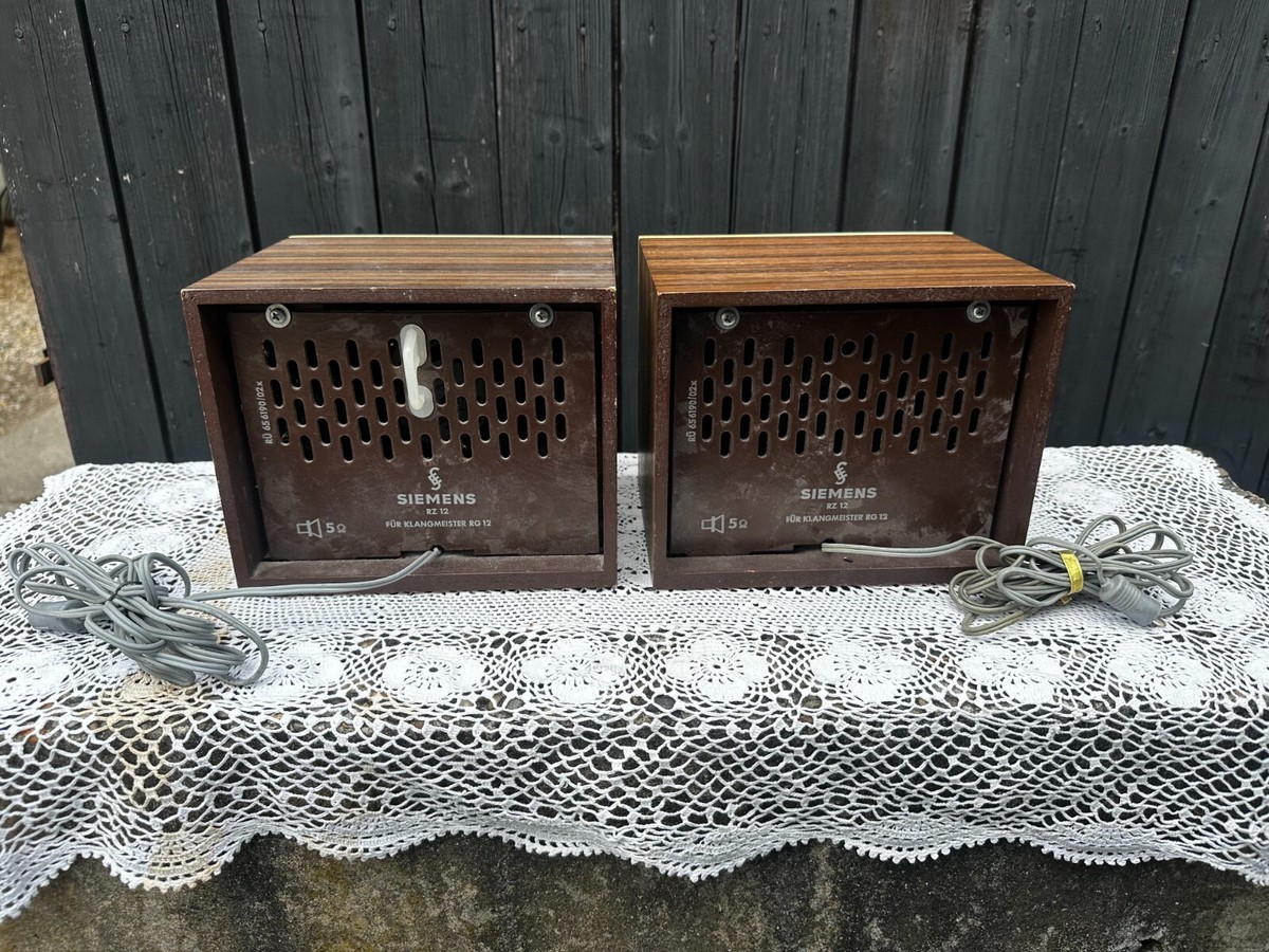 Siemens Klangmeisterビンテージ15x24cm口径システムペア pair Vintage Siemens Klangfilm bookshelf speakers german 1960ies