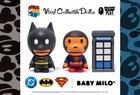 DC BATMAN & SUPERMAN x BABY MILO® VCD A BATHING APE