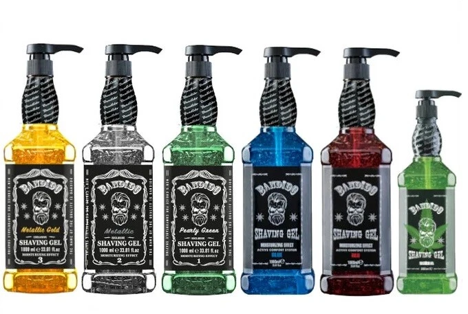2x Bandido Shaving Gel - Rasier Gel Moisturizing Effect (6 Sorten frei Wählbar)