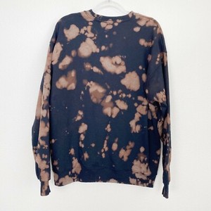black bleached sweater