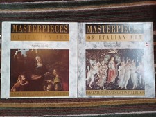 Masterpieces of Italian Art Da Vinci Michelangelo  Renaissance LASERDISC LOT 2
