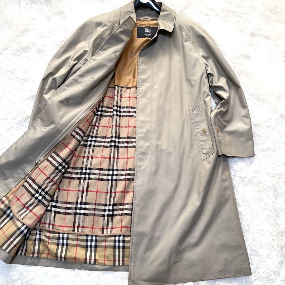 Burberry London Stand Up Collar Trench Coat Khaki With Nova Check Liner For Men thumbnail 5