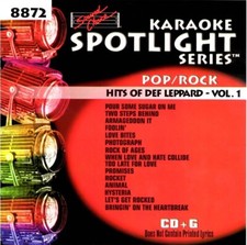 SOUND CHOICE KARAOKE DEF LEPPARD HITS cdg CD G SC8872 80'S RARE 15 SONG BEST OF