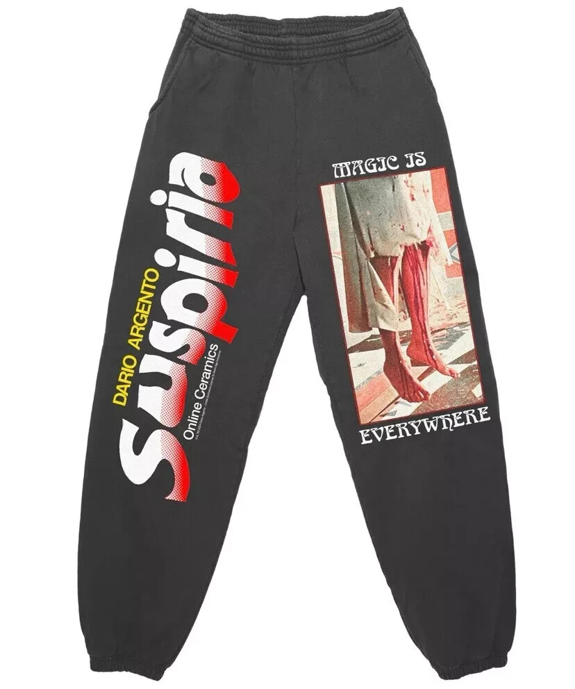 Online Ceramics Suspiria Sweatpants 2XL XXL Horror Film Inspired by Dario Argento  -image