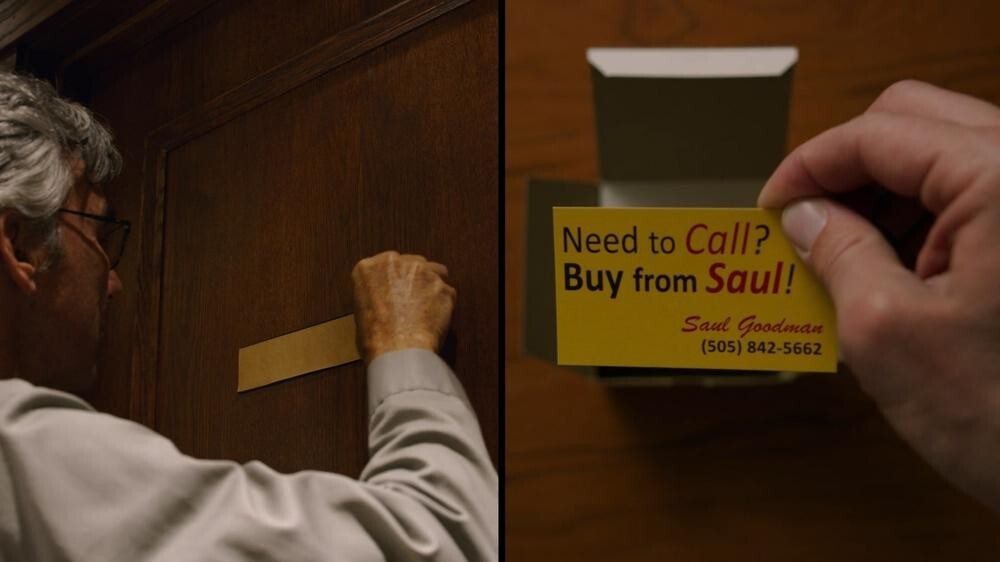 Better Call Saul Original Prop- Saul Goodman Cell Phone Sales Card (PropStore)