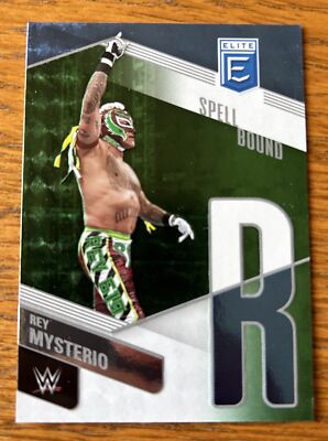 2023 Donruss Elite WWE #28 Rey Mysterio Spellbound Green