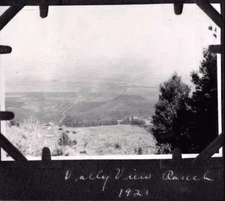 VINTAGE PHOTOGRAPH HAWK-EYE VIEW KING CITY VALLEY VIEW RANCH CALIFORNIA PHOTO