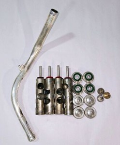 King 2341 Old Style Silver Tuba -Replacement Parts - Valves, Caps, Etc!