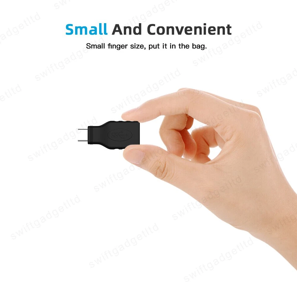 USB-C to USB Adapter USB 3.0 Female to USB Type C Male Converter for Phones iMac - Image 3 of 4