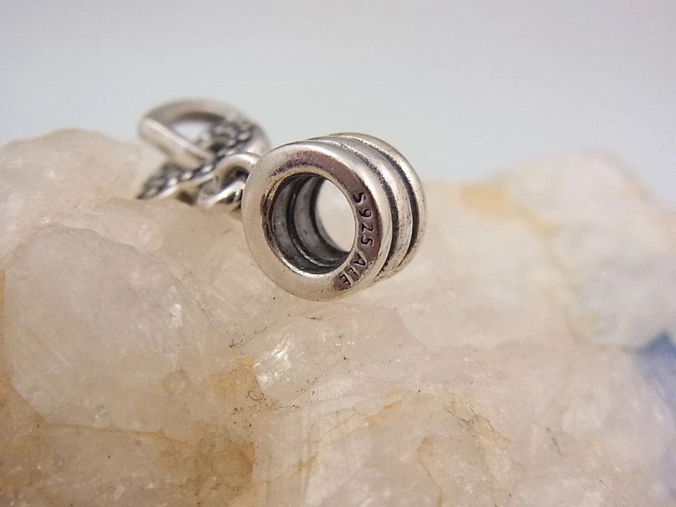 Pandora 791242CZ Herz Liebe Zirkonia Charm Anhänger 925 Sterling Silber - Bild 4 von 4