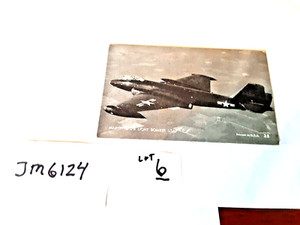 Martin B-57B Light Bomber USAF Airplane # 35 Postal Card Airforce