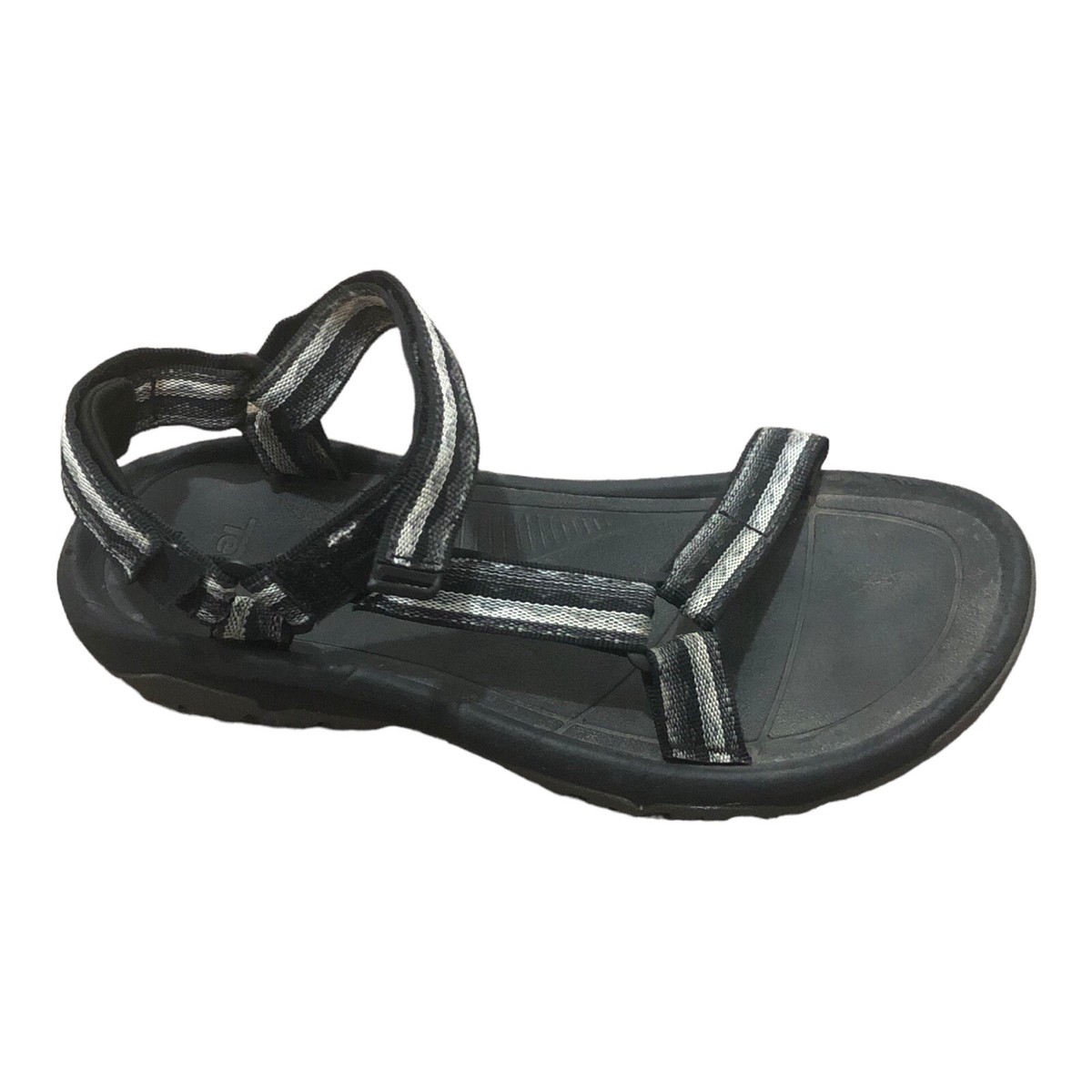 Teva Womens Hurricane XLT2 Sport Sandals Black White Striped 