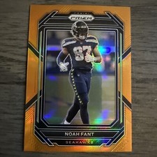 2022 Panini Prizm - Noah Fant Orange Prizm 02/249 Seahawks