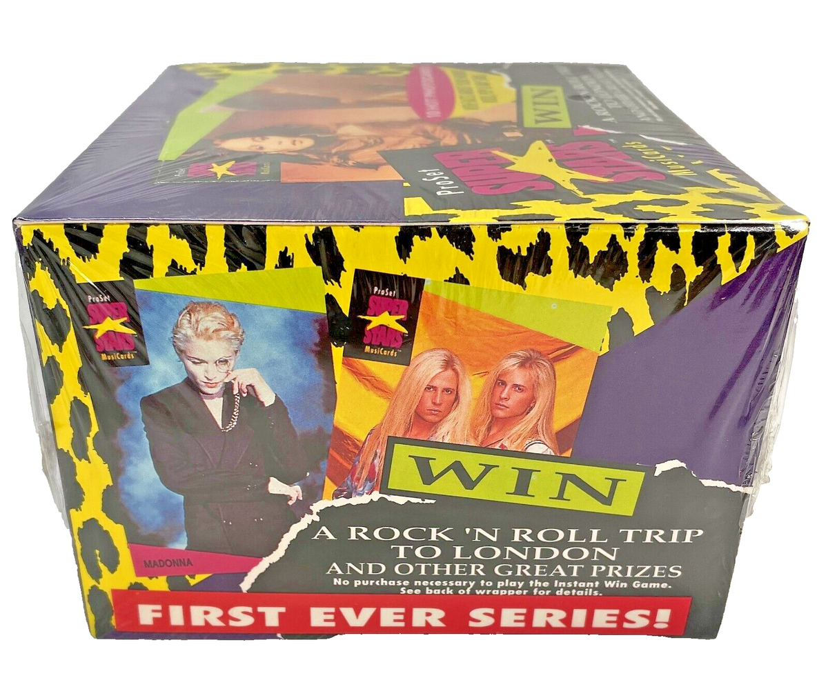 1991 ProSet Super Stars MusiCards 1st Ever Series Trading Cards