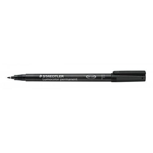 Feutre - Marqueur - Noir - Permanent - Pointe fine 0,6mm - Staedtler